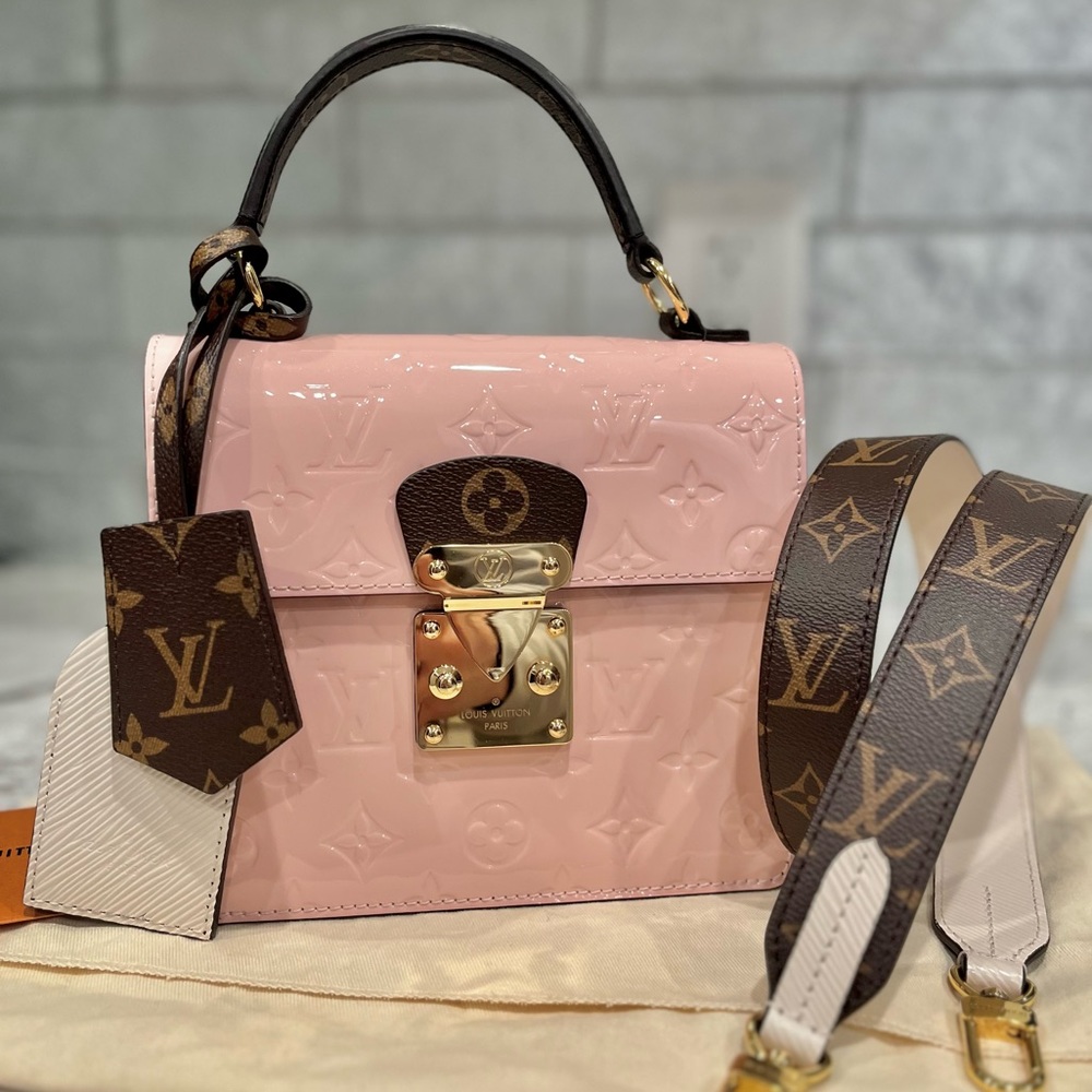 Pink Louis Vuitton crossbody
